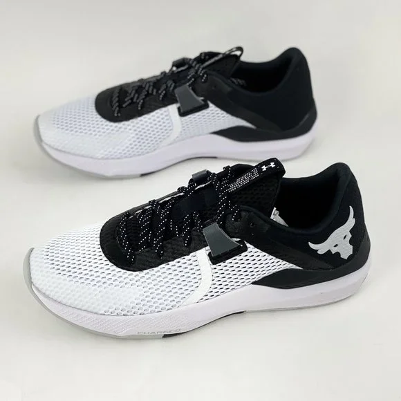 【新品】Under Armour Project Rock BSR 2 28.0 Under Armour Project Rock BSR 2 White Black Men's Training